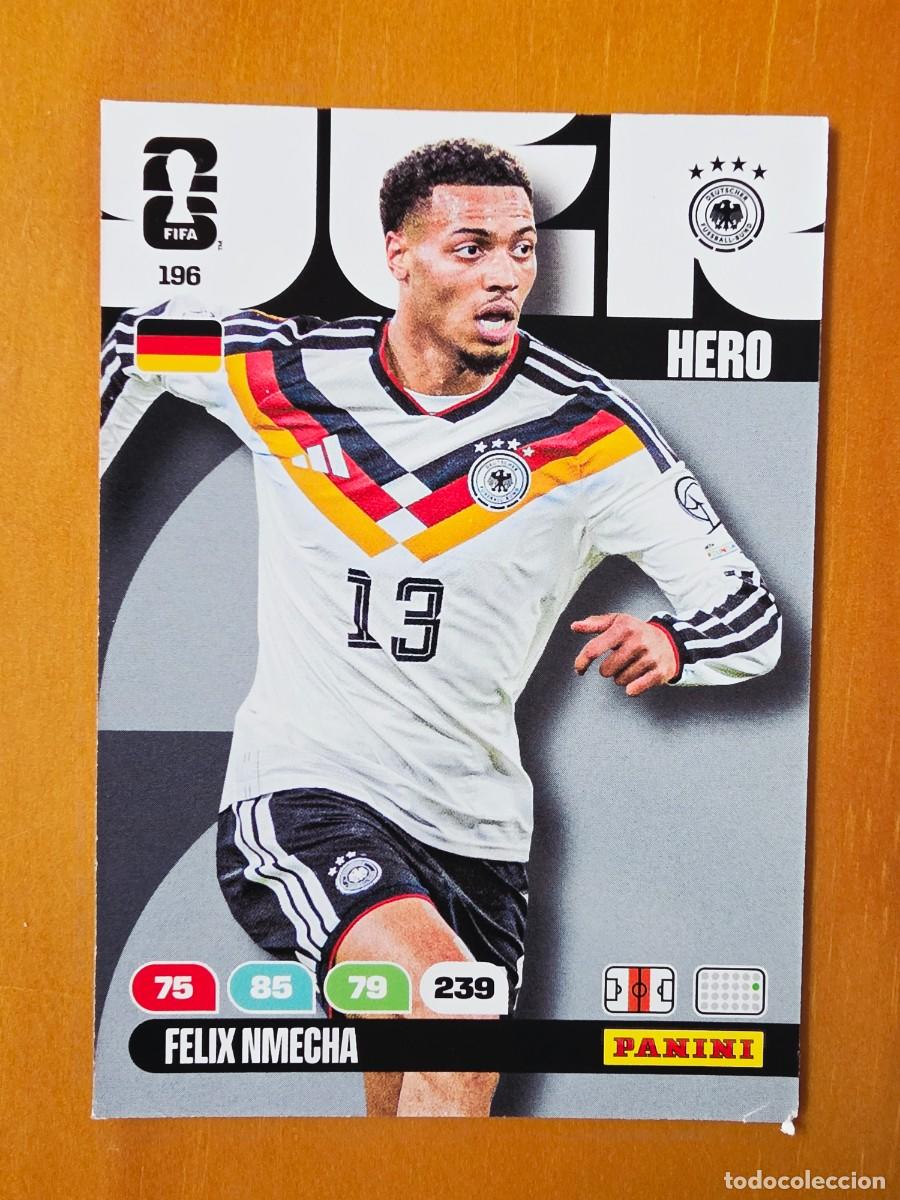 Cromos de F&uacute;tbol: 196 Felix Nmecha, Hero, Alemania, Panini Adrenalyn XL Fifa World Cup 2026 Mundial 26
