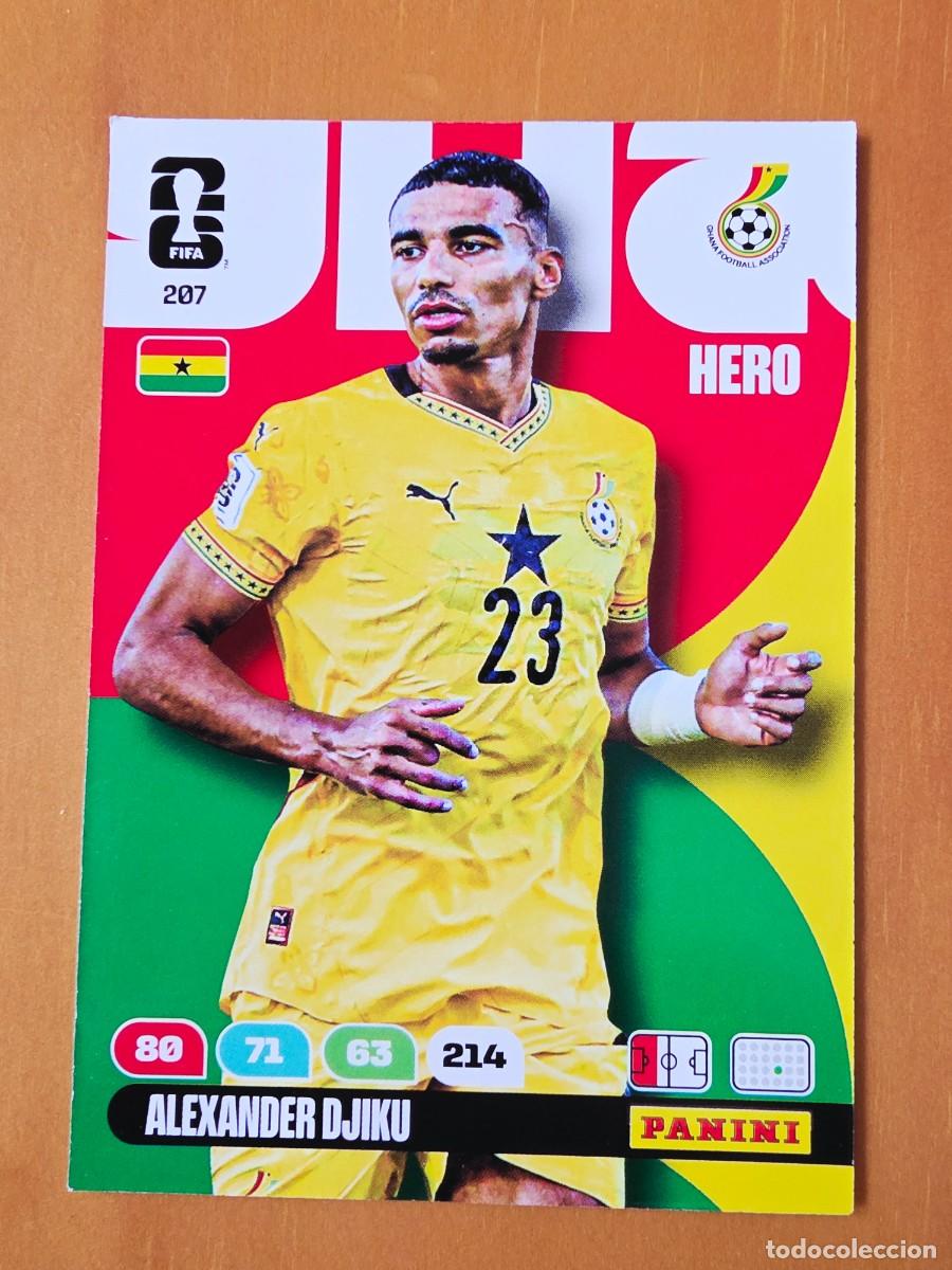 Cromos de F&uacute;tbol: 207 Alexander Djiku, Hero, Ghana, Panini Adrenalyn XL Fifa World Cup 2026 Mundial 26