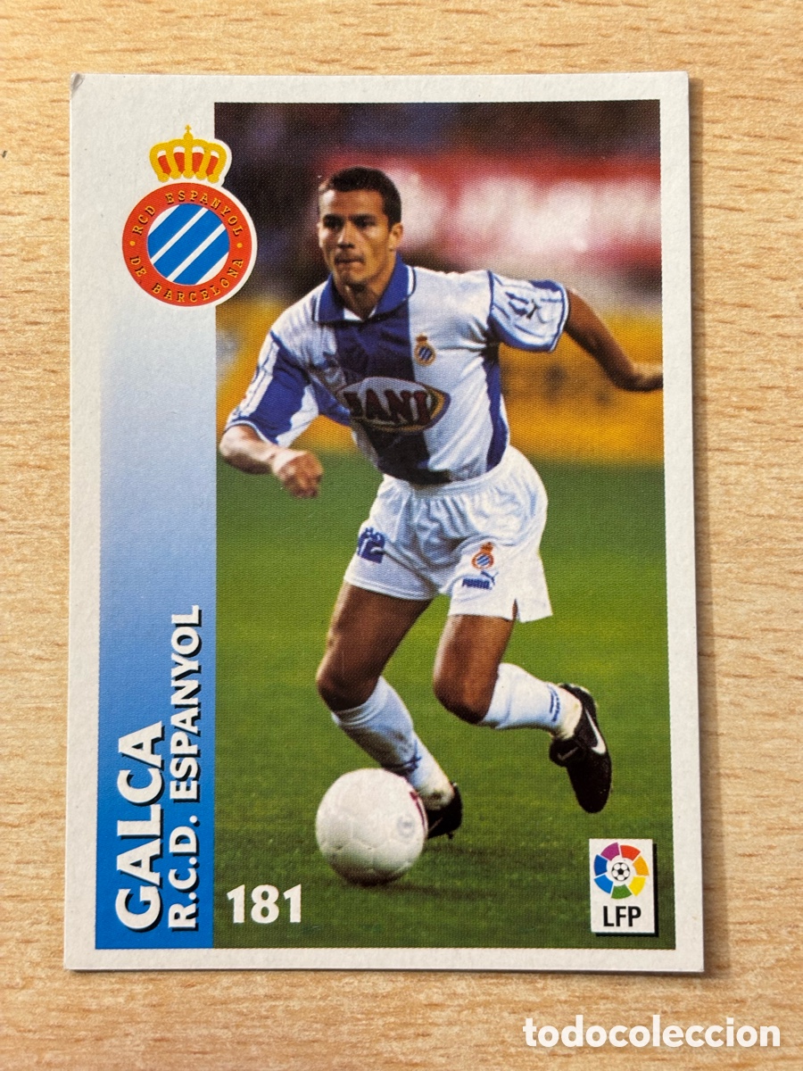 Cromos de F&uacute;tbol: # 181 Galca RCD Espa&ntilde;ol Chupa Chups 98 99