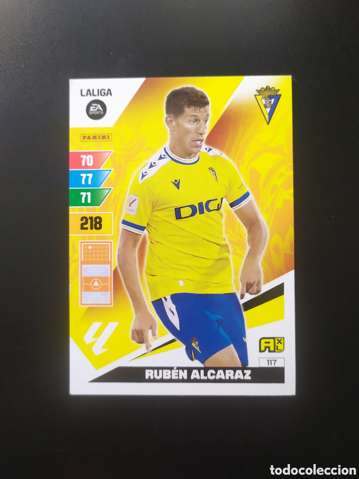 Cromos de F&uacute;tbol: Adrenalyn 2023 2024 23 24 panini Rub&eacute;n Alcaraz n&deg; 117 C&aacute;diz
