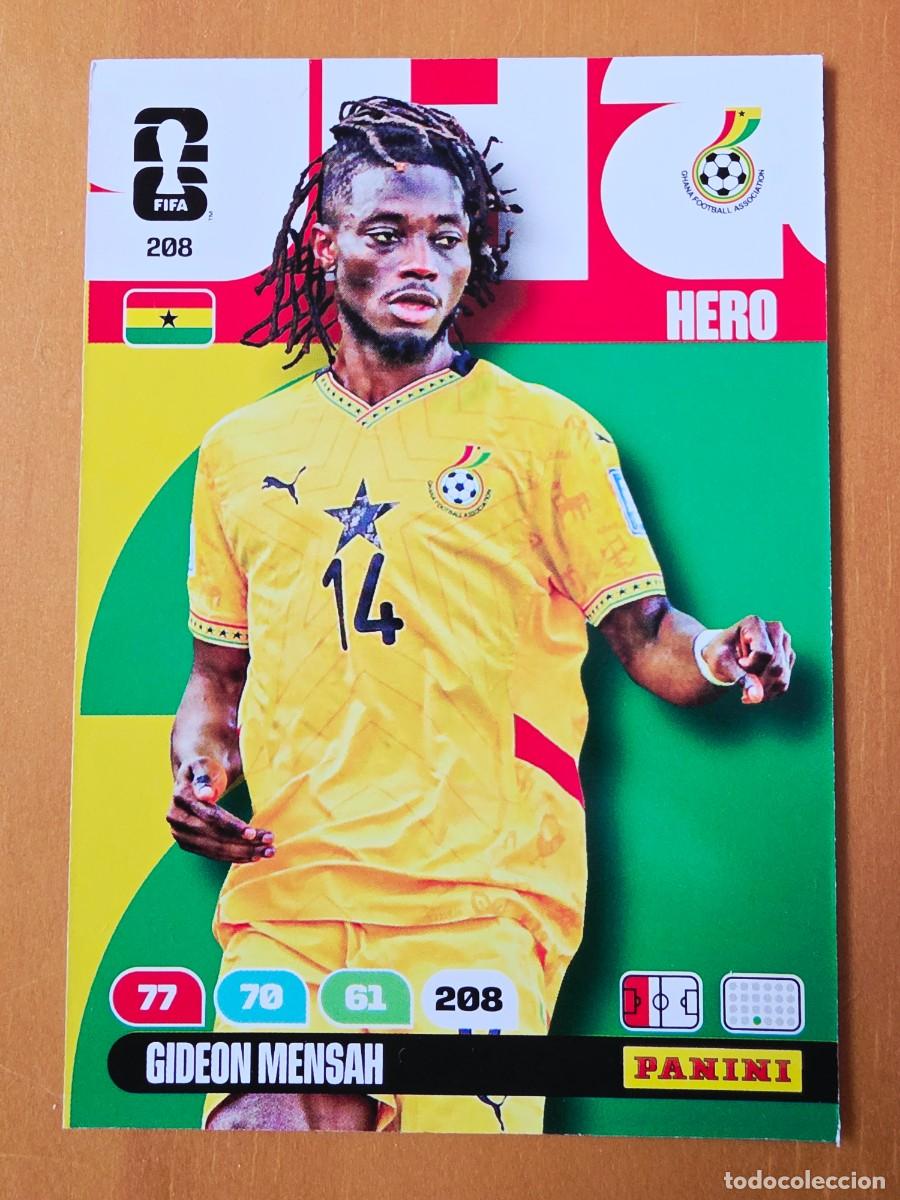 Cromos de F&uacute;tbol: 208 Gideon Mensah, Hero, Ghana, Panini Adrenalyn XL Fifa World Cup 2026 Mundial 26