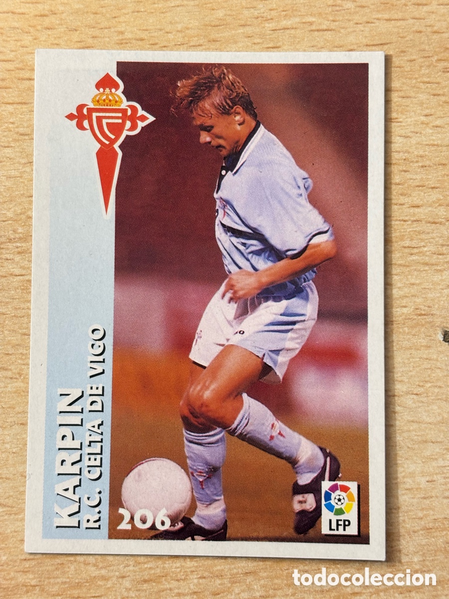 Cromos de F&uacute;tbol: # 206 Karpin RC Celta de Vigo Chupa Chups 98 99