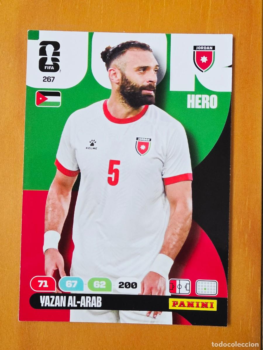 Cromos de F&uacute;tbol: 267 Yazan Al-Arab, Hero, Jordania, Panini Adrenalyn XL Fifa World Cup 2026 Mundial 26
