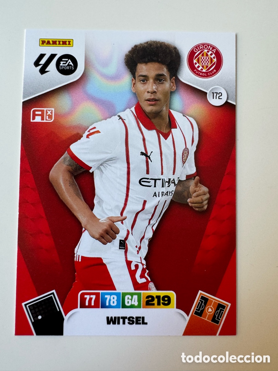 Cromos de F&uacute;tbol: PANINI ADRENALYN XL LIGA EA SPORTS 2025-2026 25-26 &ndash; Axel Witsel Girona FC N&ordm; 172
