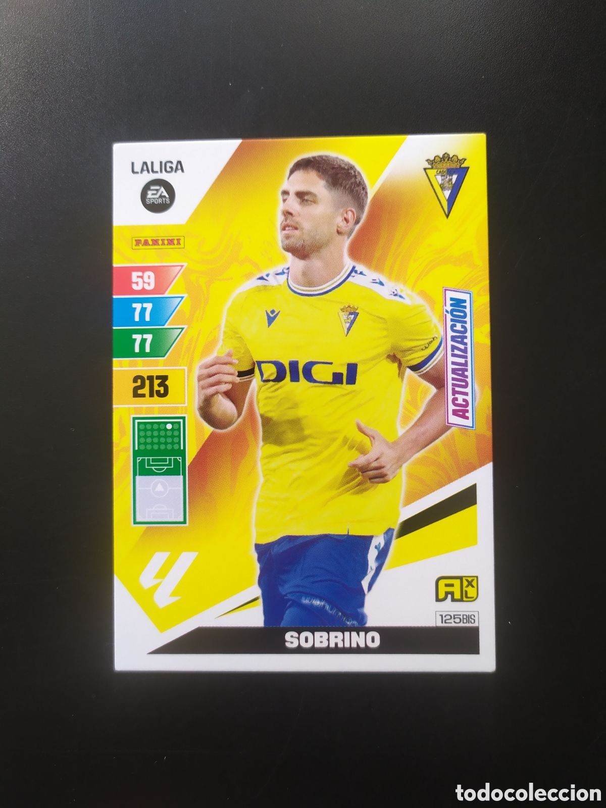 Cromos de F&uacute;tbol: Adrenalyn 2023 2024 23 24 panini Sobrino actualizaci&oacute;n n&deg; 125 bis C&aacute;diz