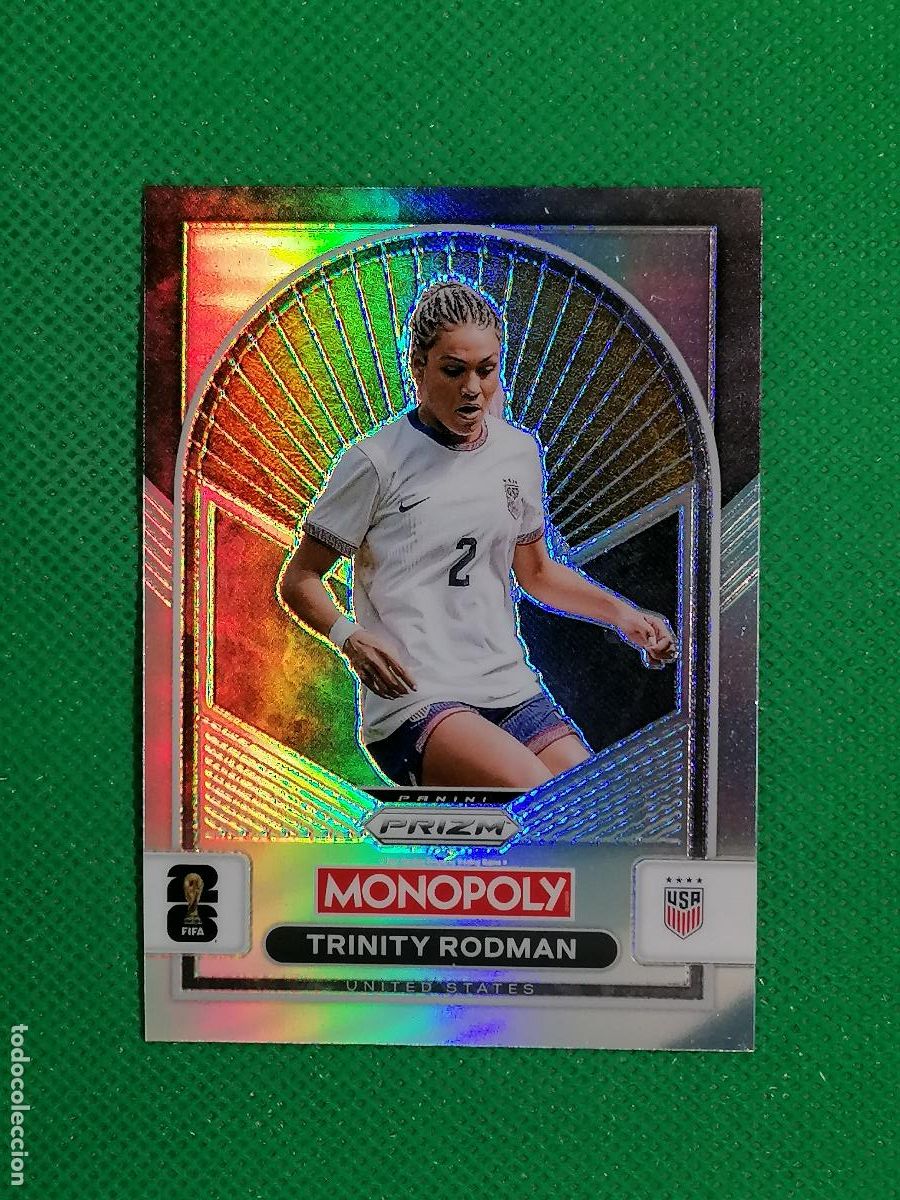 Cromos de F&uacute;tbol: 94 TRINITY RODMAN USA PRIZM SILVER PARALELA ⚽ PANINI PRIZM MONOPOLY FIFA WORLD CUP 26 2026 ⚽