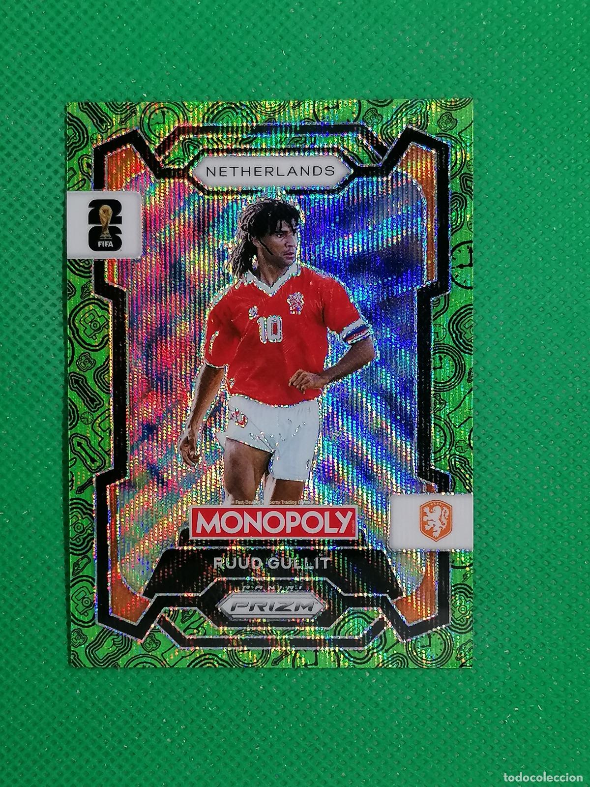 Cromos de F&uacute;tbol: 75 RUUD GULLIT HOLANDA VERDE PARALELA ⚽ PANINI PRIZM MONOPOLY FIFA WORLD CUP 26 2026 ⚽