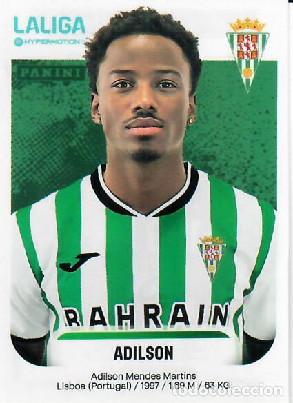 Cromos de F&uacute;tbol: PANINI HYPERMOTION 2025-26 (25 - 26) - N&ordm; 150 BIS - ADILSON - C&Oacute;RDOBA - CORREGIDO