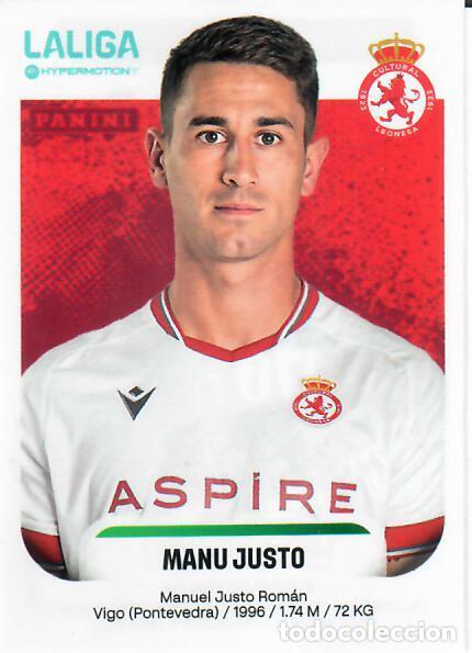 Cromos de F&uacute;tbol: PANINI HYPERMOTION 2025-26 (25 - 26) - N&ordm; 170 BIS - MANU JUSTO - CULTURAL LEONESA