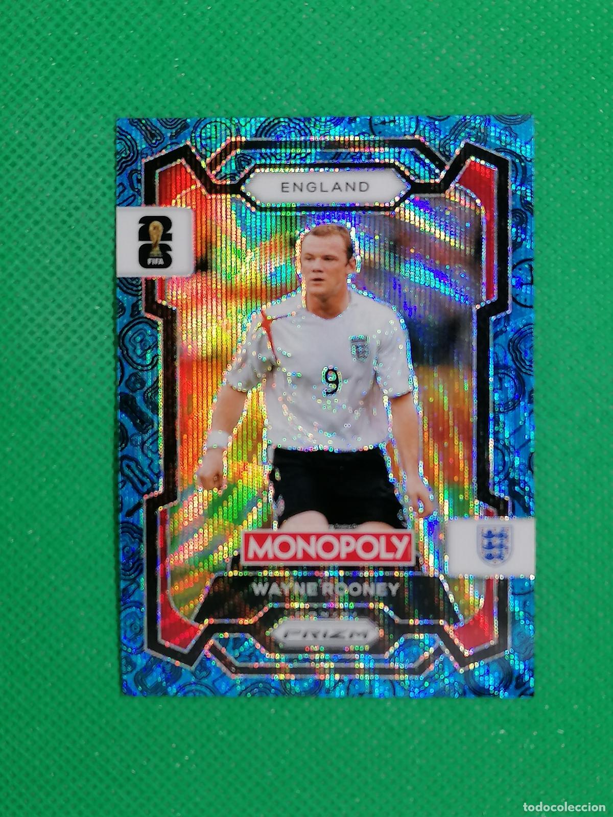Cromos de F&uacute;tbol: 27 WAYNE ROONEY BLUE AZUL PARALELA ⚽ PANINI PRIZM MONOPOLY FIFA WORLD CUP 26 2026 ⚽