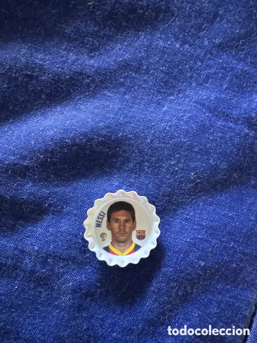 Cromos de F&uacute;tbol: LEO MESSI BARCELONA BAR&Ccedil;A CHAPA DE F&Uacute;TBOL 2013-2014 GREFUSA LIGA 13-14 GREFUCHAPA