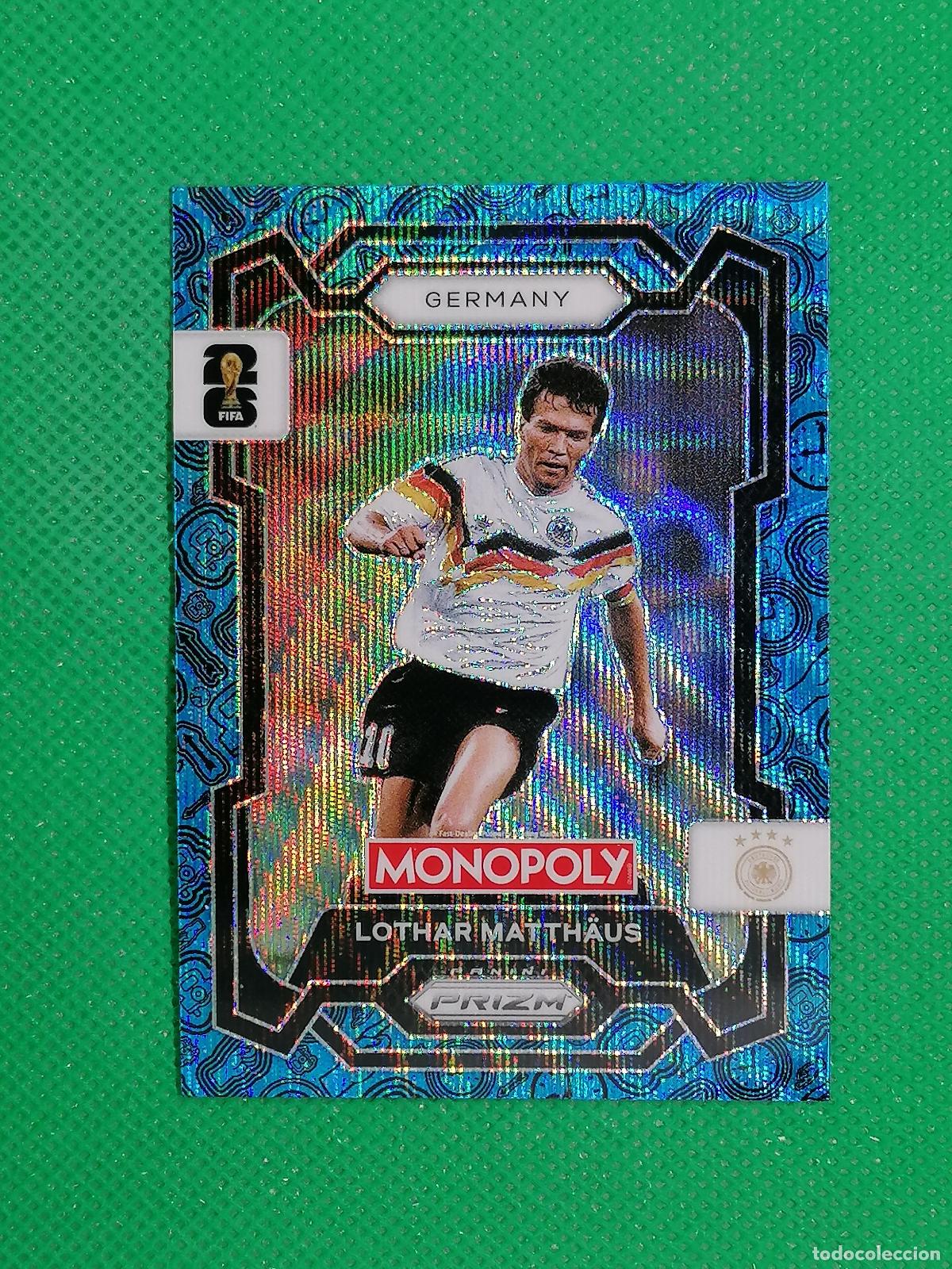 Cromos de F&uacute;tbol: 64 LOTHAR MATTHAUS ALEMANIA BLUE AZUL PARALELA ⚽ PANINI PRIZM MONOPOLY FIFA WORLD CUP 26 2026 ⚽
