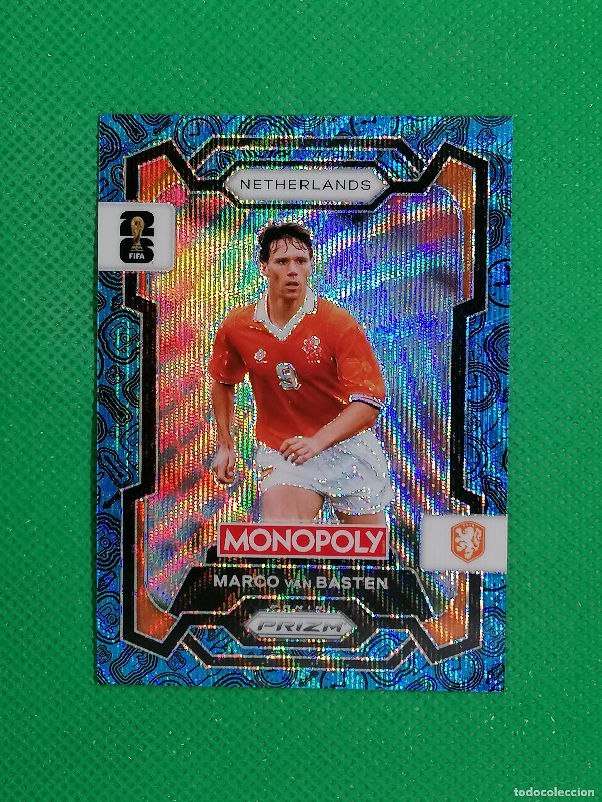 Cromos de F&uacute;tbol: 73 MARCO VAN BASTEN HOLANDA BLUE AZUL PARALELA ⚽ PANINI PRIZM MONOPOLY FIFA WORLD CUP 26 2026 ⚽