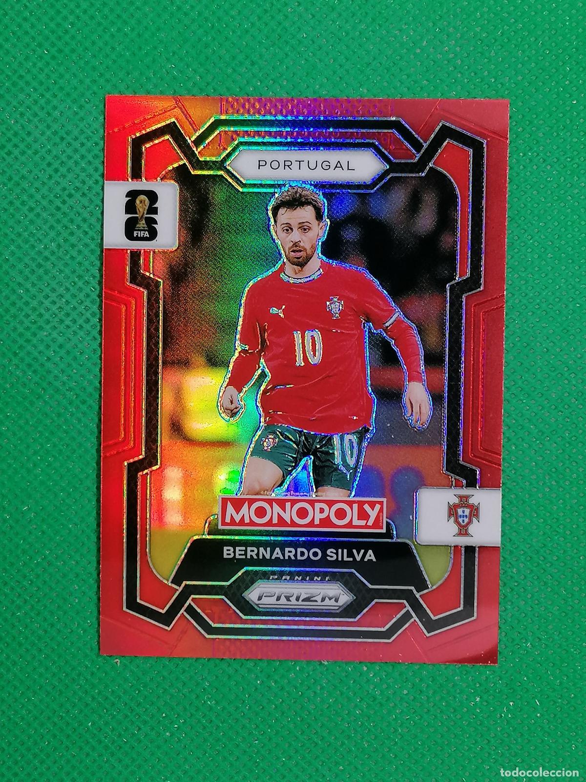 Cromos de F&uacute;tbol: 33 BERNARDO SILVA RED ROJA PARALELA ⚽ PANINI PRIZM MONOPOLY FIFA WORLD CUP 26 2026 ⚽