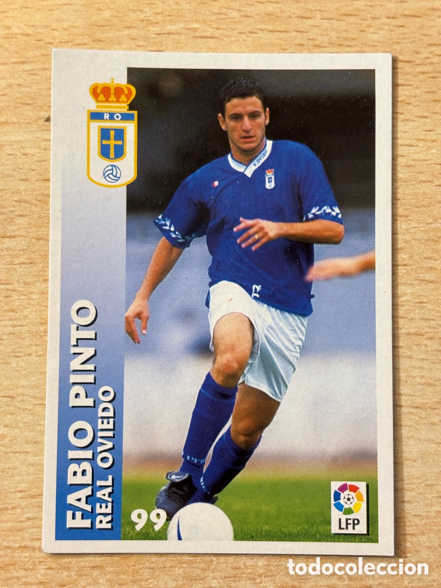 Cromos de F&uacute;tbol: # 99 Favio Pinto Real Oviedo Chupa Chups 98 99