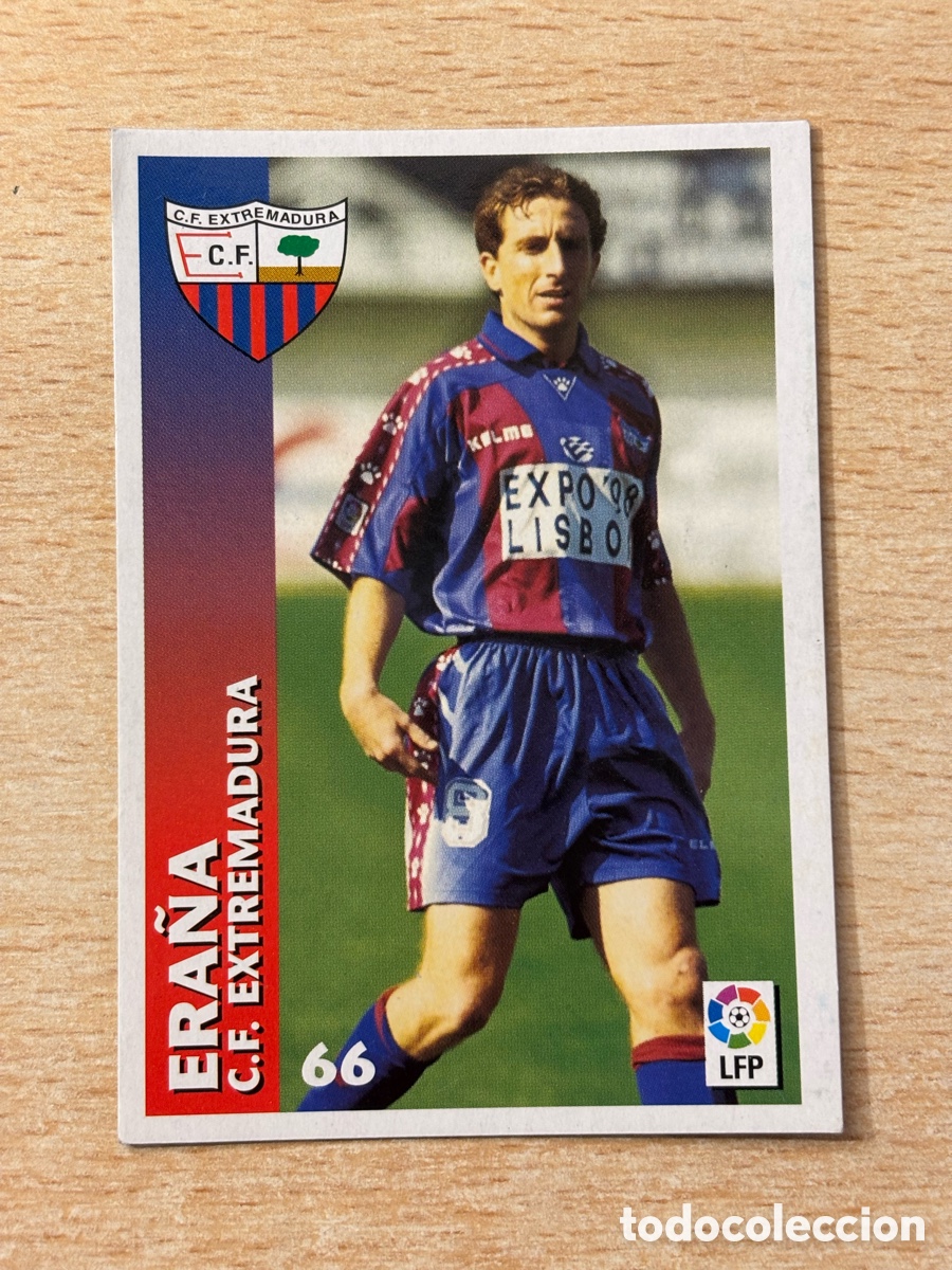 Cromos de F&uacute;tbol: # 66 Era&ntilde;a Extremadura Chupa Chups 98 99