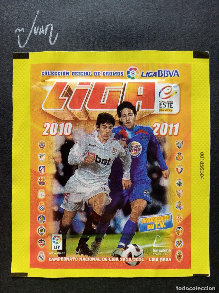 Figurine di Calcio: SOBRE SIN ABRIR VERSION ANCHO ⚽ PANINI &reg; 2010 2011 LIGA ESTE 10 11 MESSI ? CRISTIANO RONALDO ROOKIE