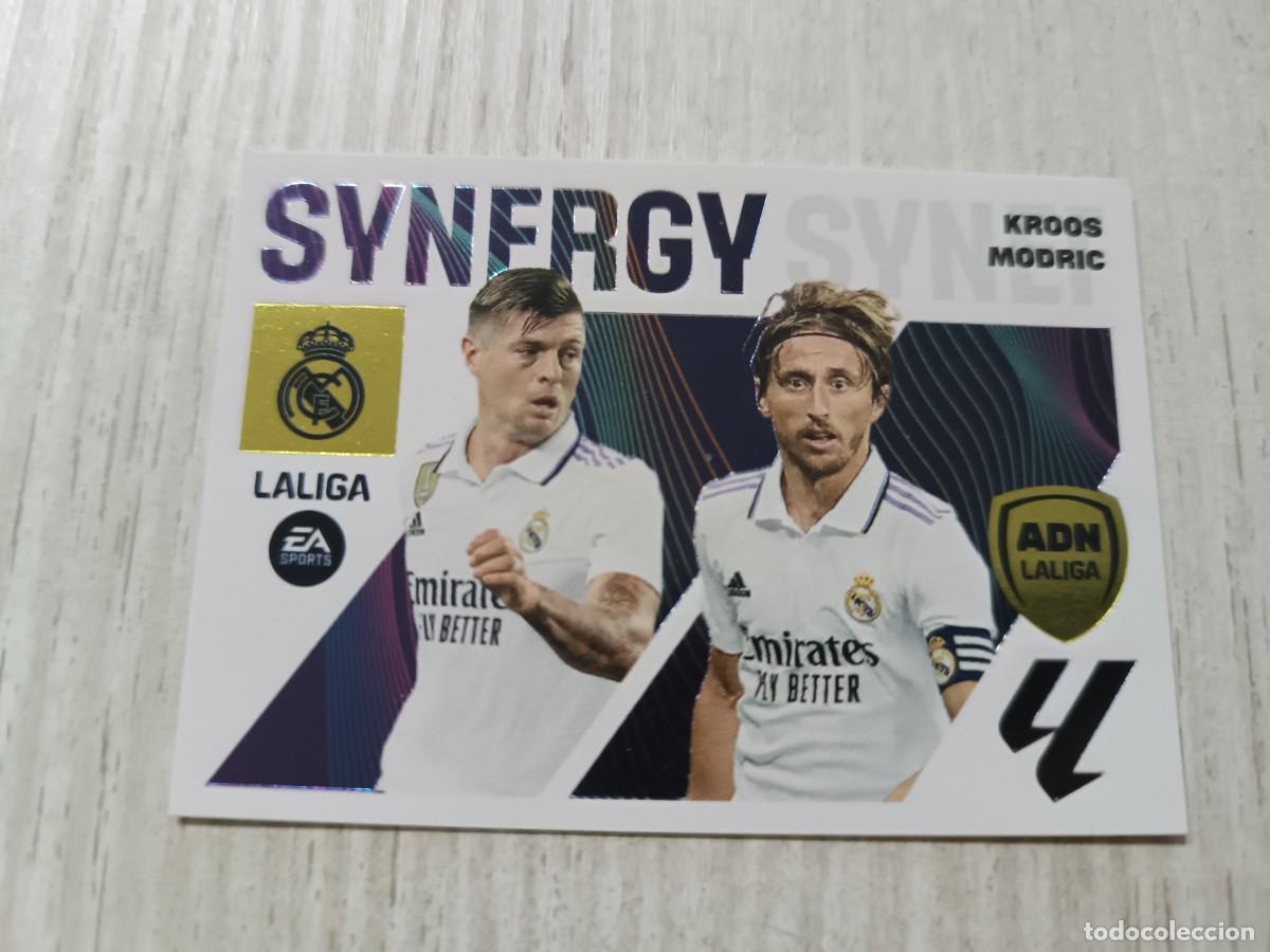 Cromos de F&uacute;tbol: SYNERGY 11 KROOS MODRIC NUNCA PEGADO LIGA ESTE 23 24 2023 2024