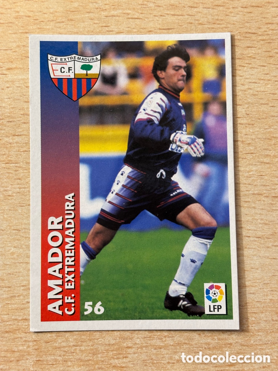 Football Stickers: # 56 Amador FC Extremadura Chupa Chups 98 99