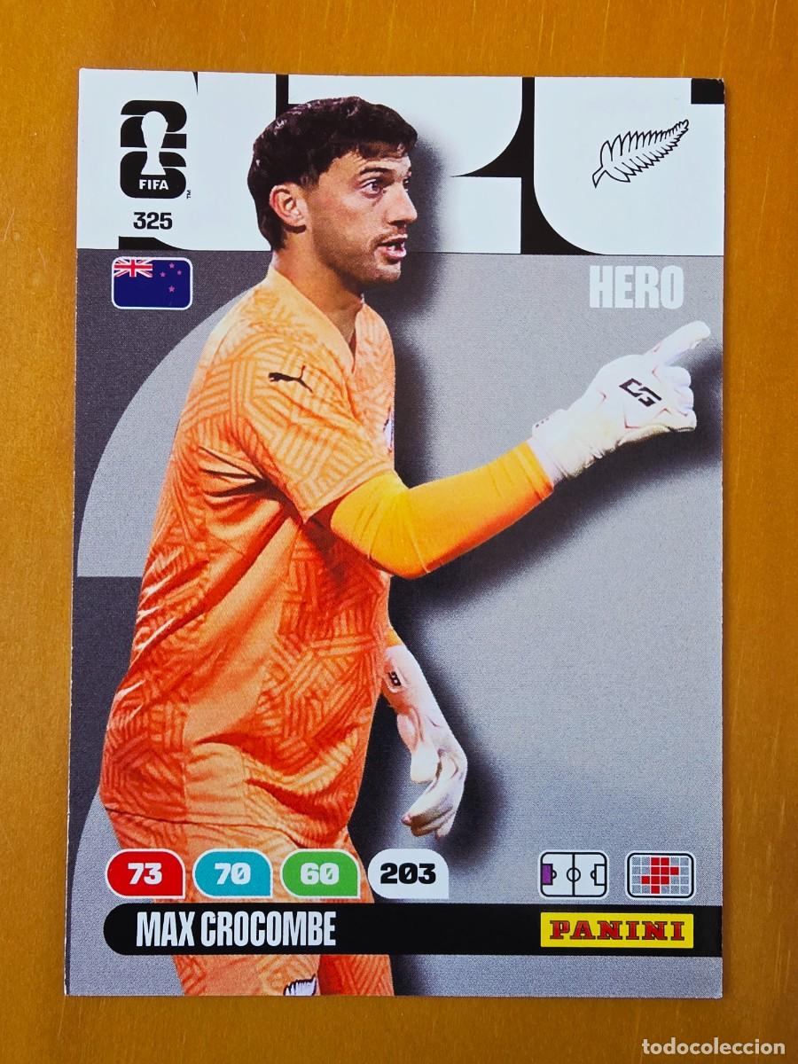 Figurine di Calcio: 325 Max Crocombe, Hero, Nueva Zelanda, Panini Adrenalyn XL Fifa World Cup 2026 Mundial 26
