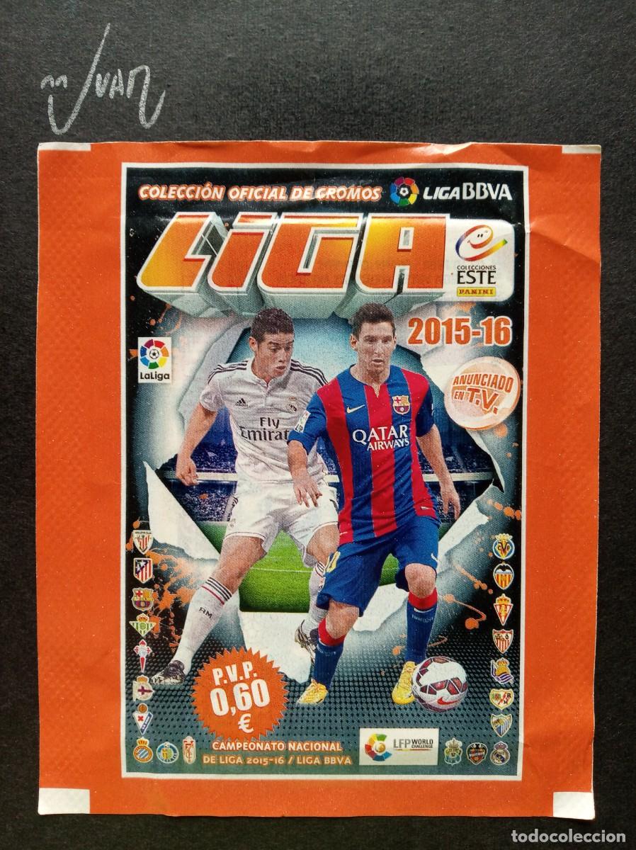 Cartes &agrave; collectionner de Football: SOBRE SIN ABRIR VERSION ANCHO ⚽ PANINI &reg; 2015 2016 LIGA ESTE 15 16 MESSI ? CRISTIANO RONALDO ROOKIE