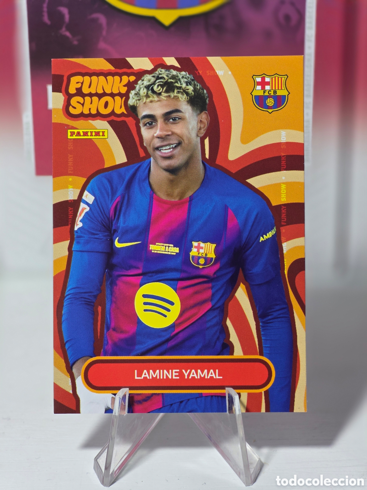 Cartes &agrave; collectionner de Football: Lamine Yamal Funky Show Panini Club FC Barcelona 2026