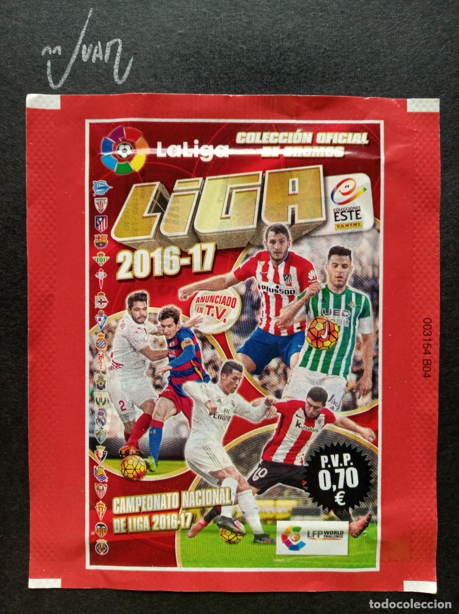 Cartes &agrave; collectionner de Football: SOBRE SIN ABRIR VERSION ANCHO ⚽ PANINI &reg; 2016 2017 LIGA ESTE 16 17 MESSI ? CRISTIANO RONALDO ROOKIE