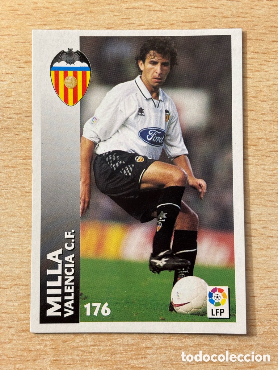 Cromos de F&uacute;tbol: # 176 Milla Valencia CF Chupa Chups 98 99