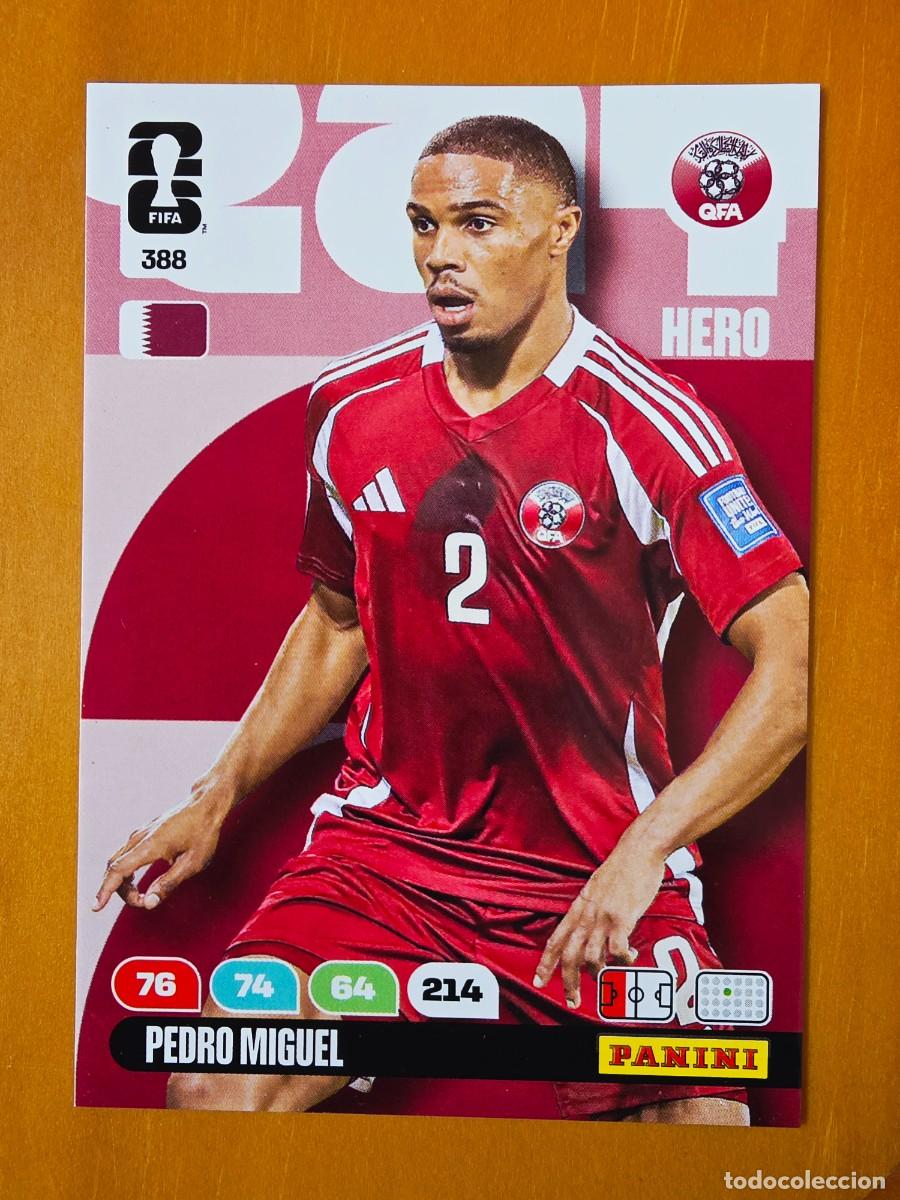 Cromos de F&uacute;tbol: 388 Pedro Miguel, Hero, Catar Qatar, Panini Adrenalyn XL Fifa World Cup 2026 Mundial 26