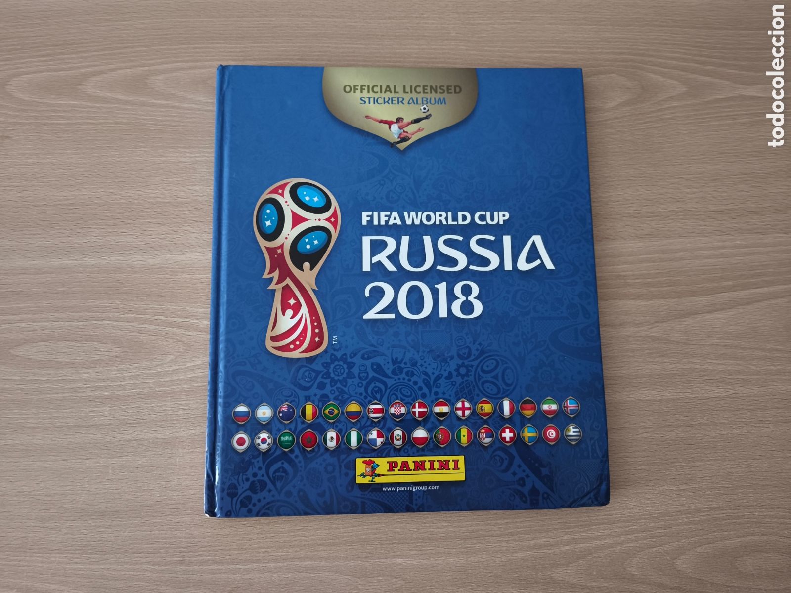 Cromos de F&uacute;tbol: &Aacute;lbum Panini FIFA World Cup Rusia 2018. Tapa dura. COMPLETO. Muy buen estado y bien cuidado