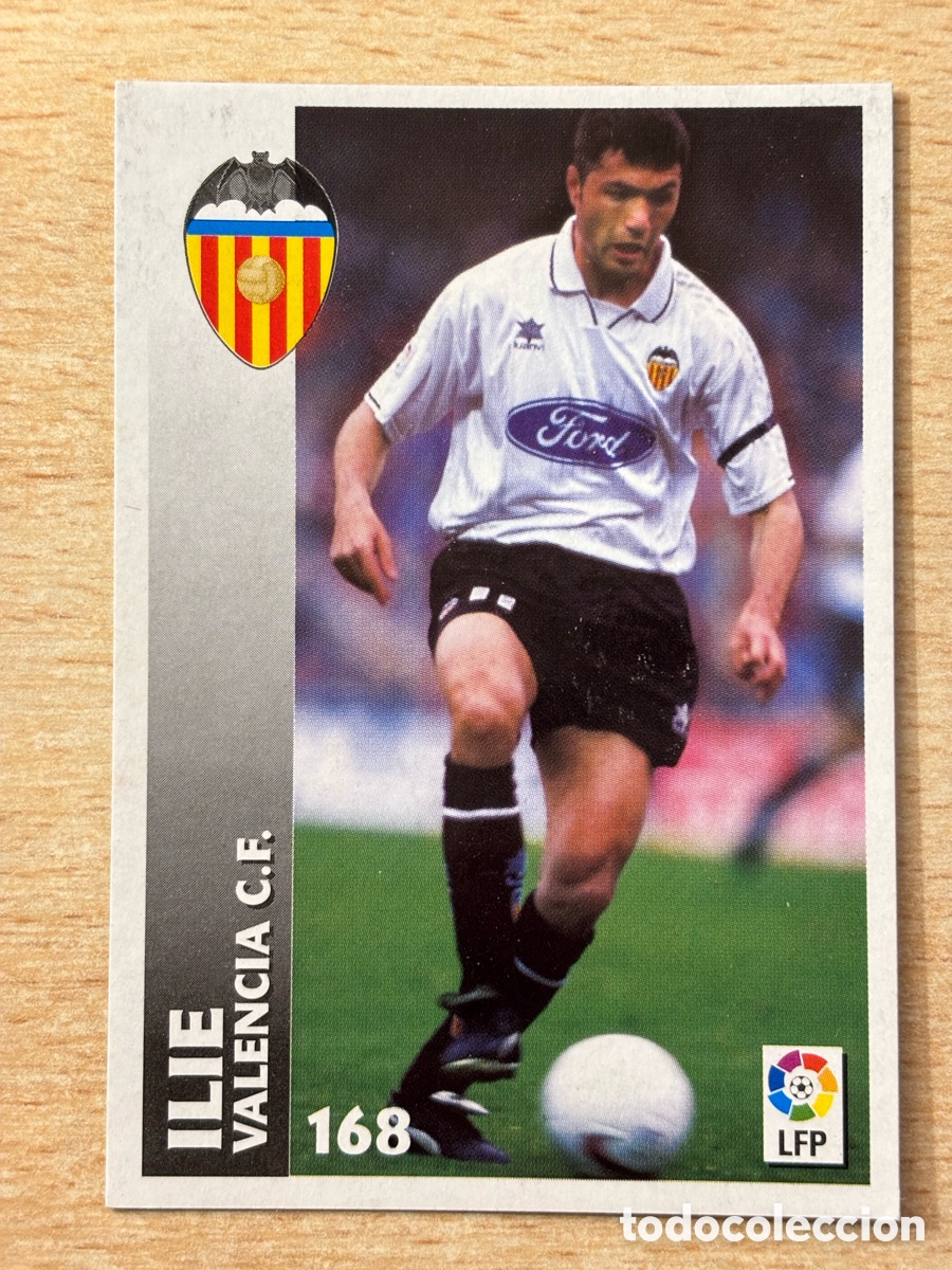 Cromos de F&uacute;tbol: # 168 Ilie Valencia CF Chupa Chups 98 99