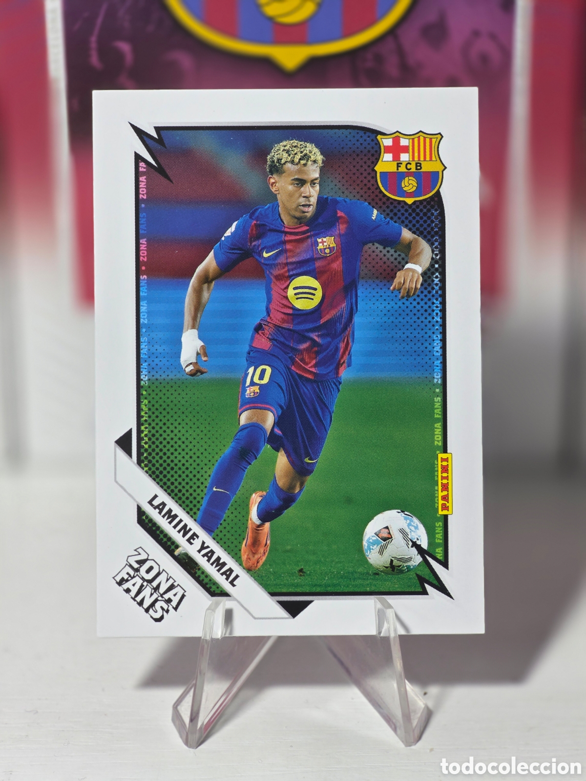 Cromos de F&uacute;tbol: Lamine Yamal Zona Fans Panini Club FC Barcelona 2026