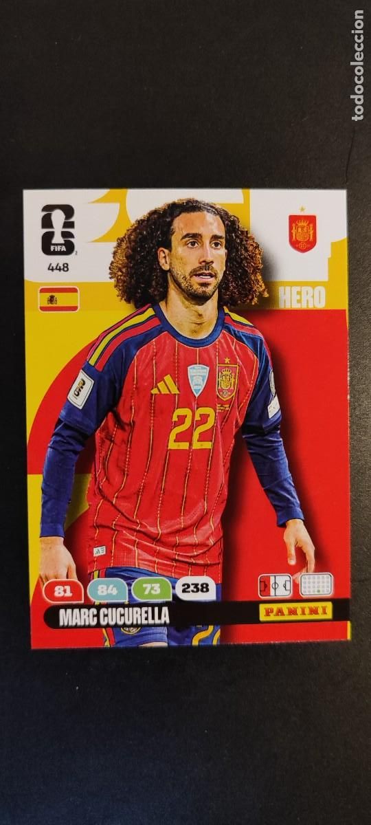 Cromos de F&uacute;tbol: ADRENALYN XL FIFA WORLD CUP 2026 CARD CUCURELLA ESPA&Ntilde;A # 448 PANINI