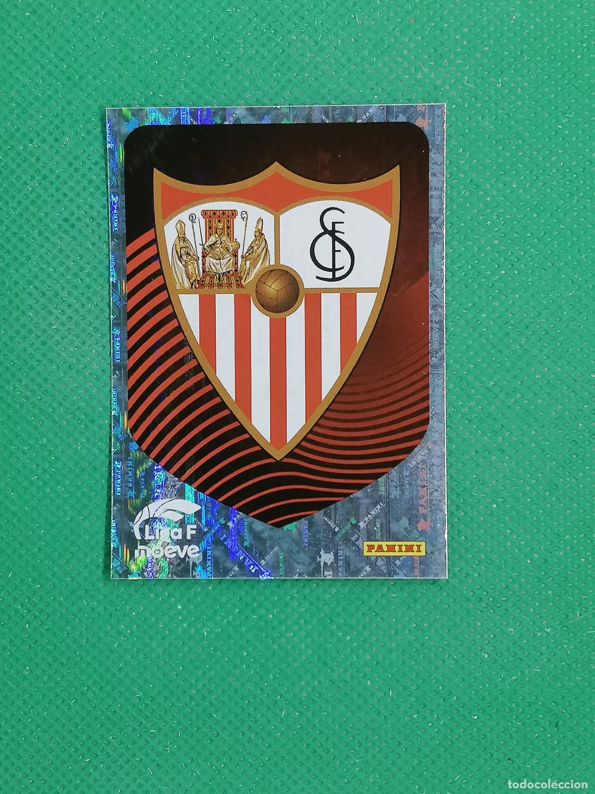 Cromos de F&uacute;tbol: 302 ESCUDO SEVILLA ⚽ PANINI LIGA FEMENINA F MOEVE 25 26 2025 2026 ⚽