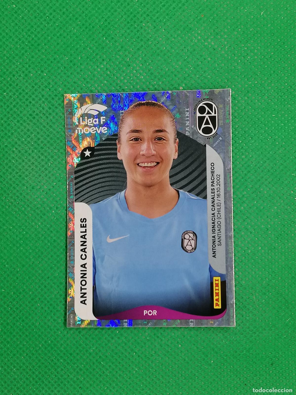 Cromos de F&uacute;tbol: 64 ANTONIA CANALES BADALONA ⚽ PANINI LIGA FEMENINA F MOEVE 25 26 2025 2026 ⚽