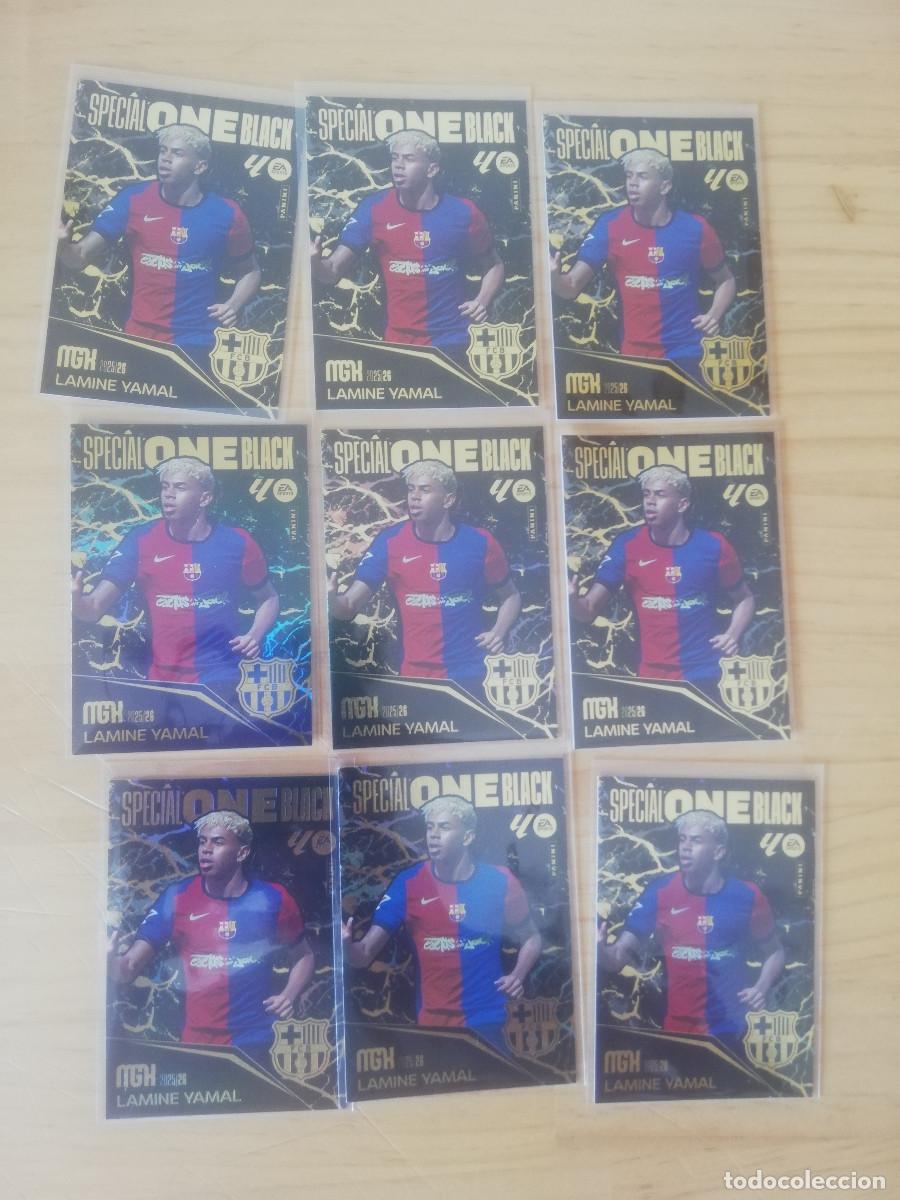 Cromos de F&uacute;tbol: Lamine Yamal (x9) Special One Black