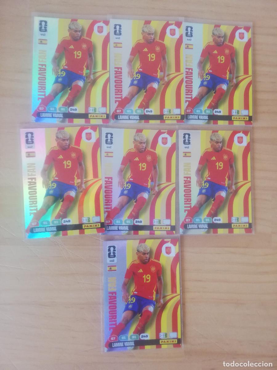 Cromos de F&uacute;tbol: Lamine Yamal (x7) Fan Favourite Mundial 2026