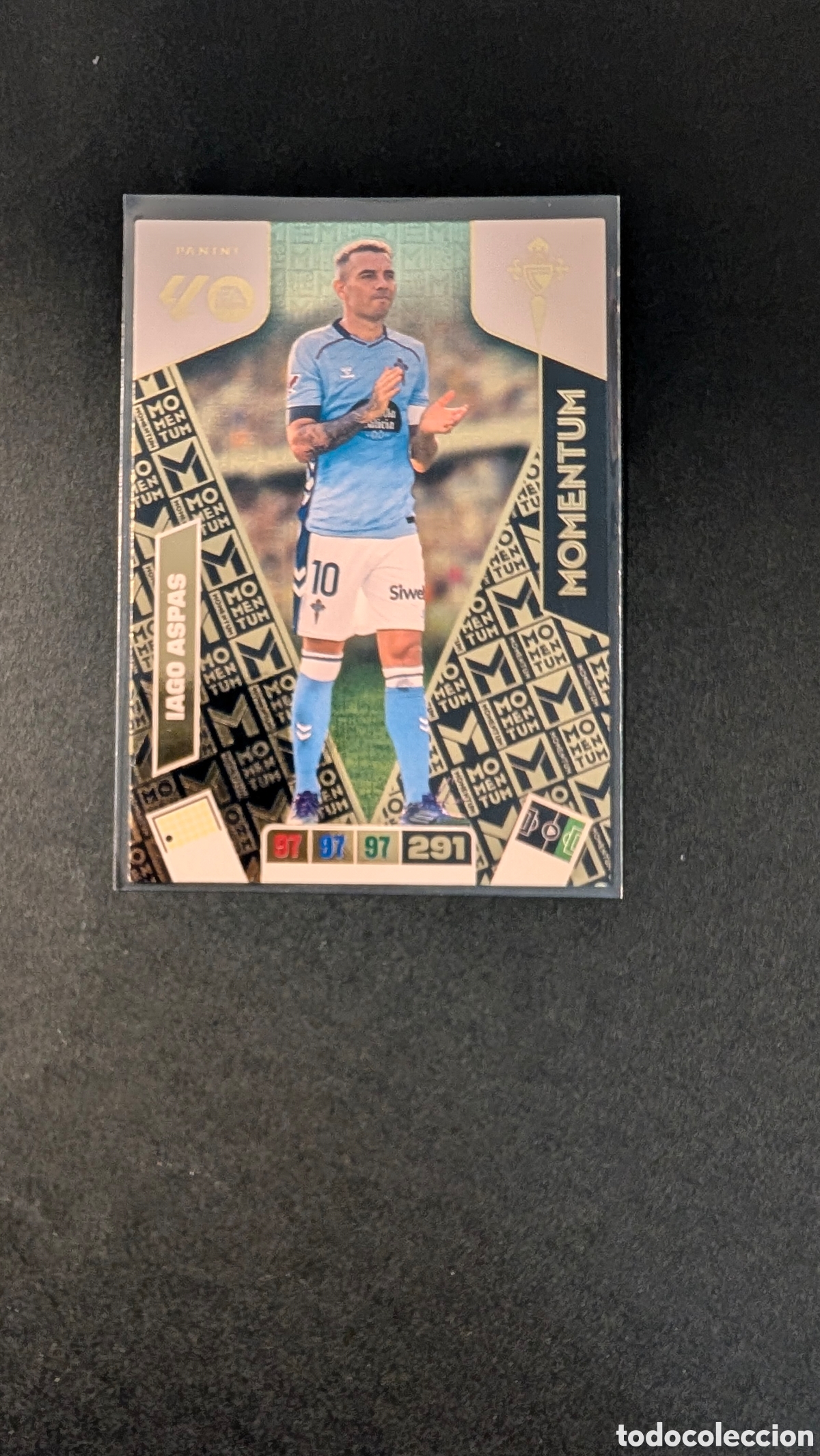 Cromos de F&uacute;tbol: IAGO ASPAS CELTA MOMENTUM ADRENALYN XL LIGA 2025/2026 25 26 PANINI