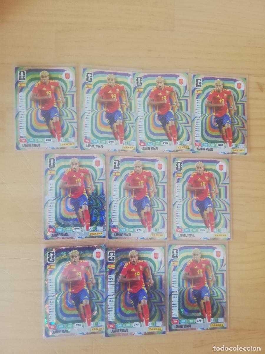 Cromos de F&uacute;tbol: Lamine Yamal (x10) Edic.Lim.Adrenalyn Mundial 2026
