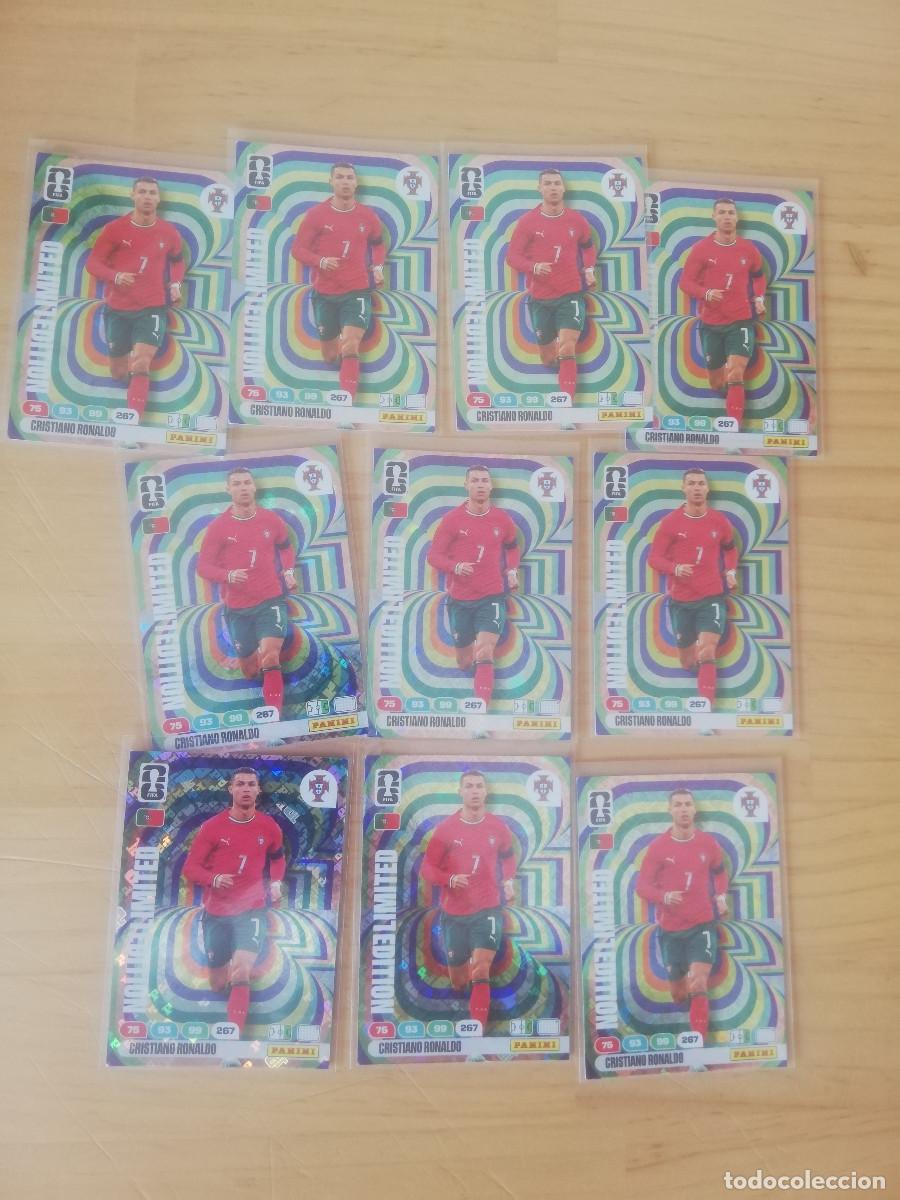 Cromos de F&uacute;tbol: Cristiano Ronaldo (x10) Edi.Lim.Mundial 2026