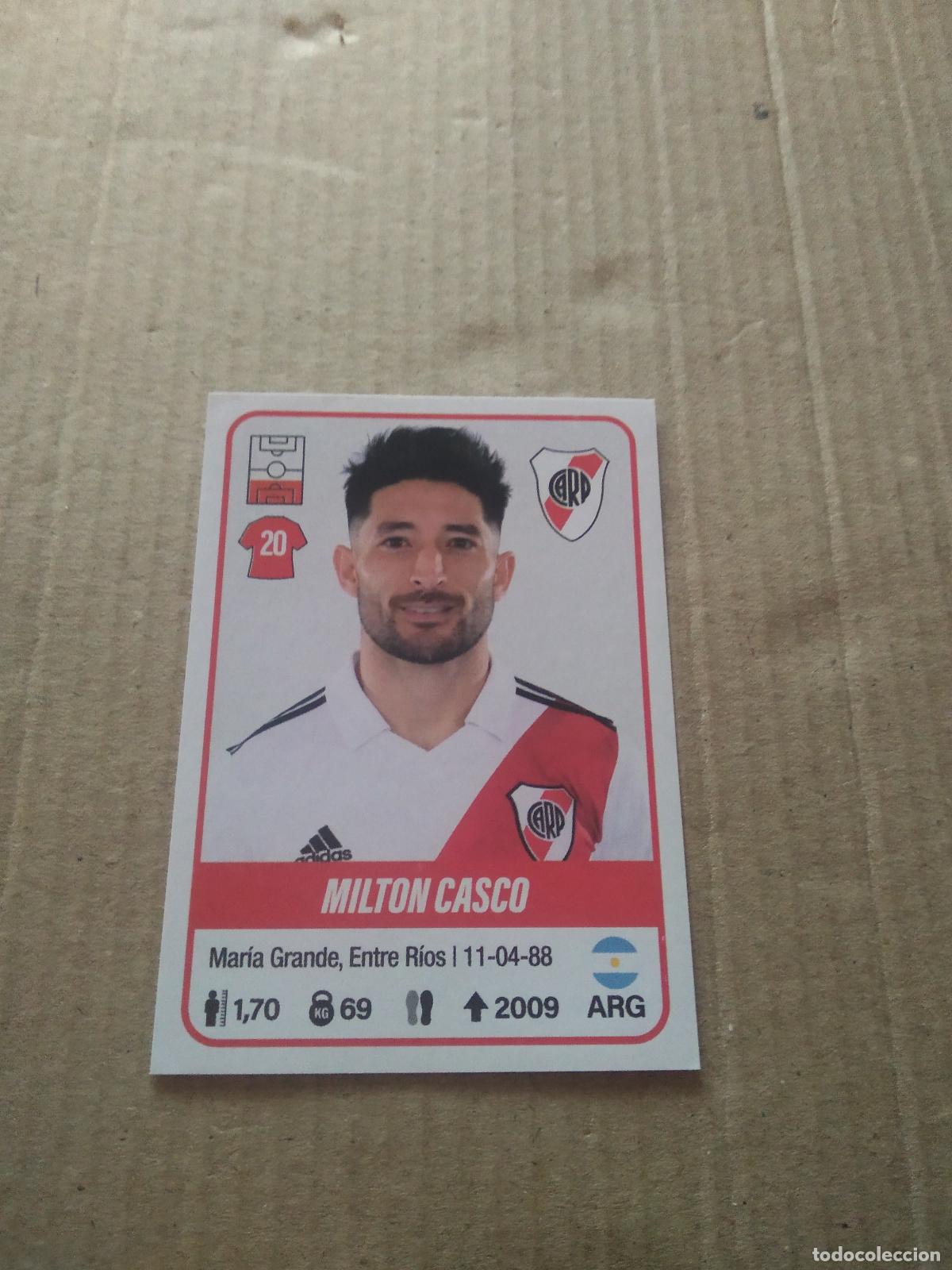 Cromos de F&uacute;tbol: 348 MILTON CASCO RIVER PLATE CROMO FUTBOL ARGENTINO PANINI LIGA ARGENTINA 2023