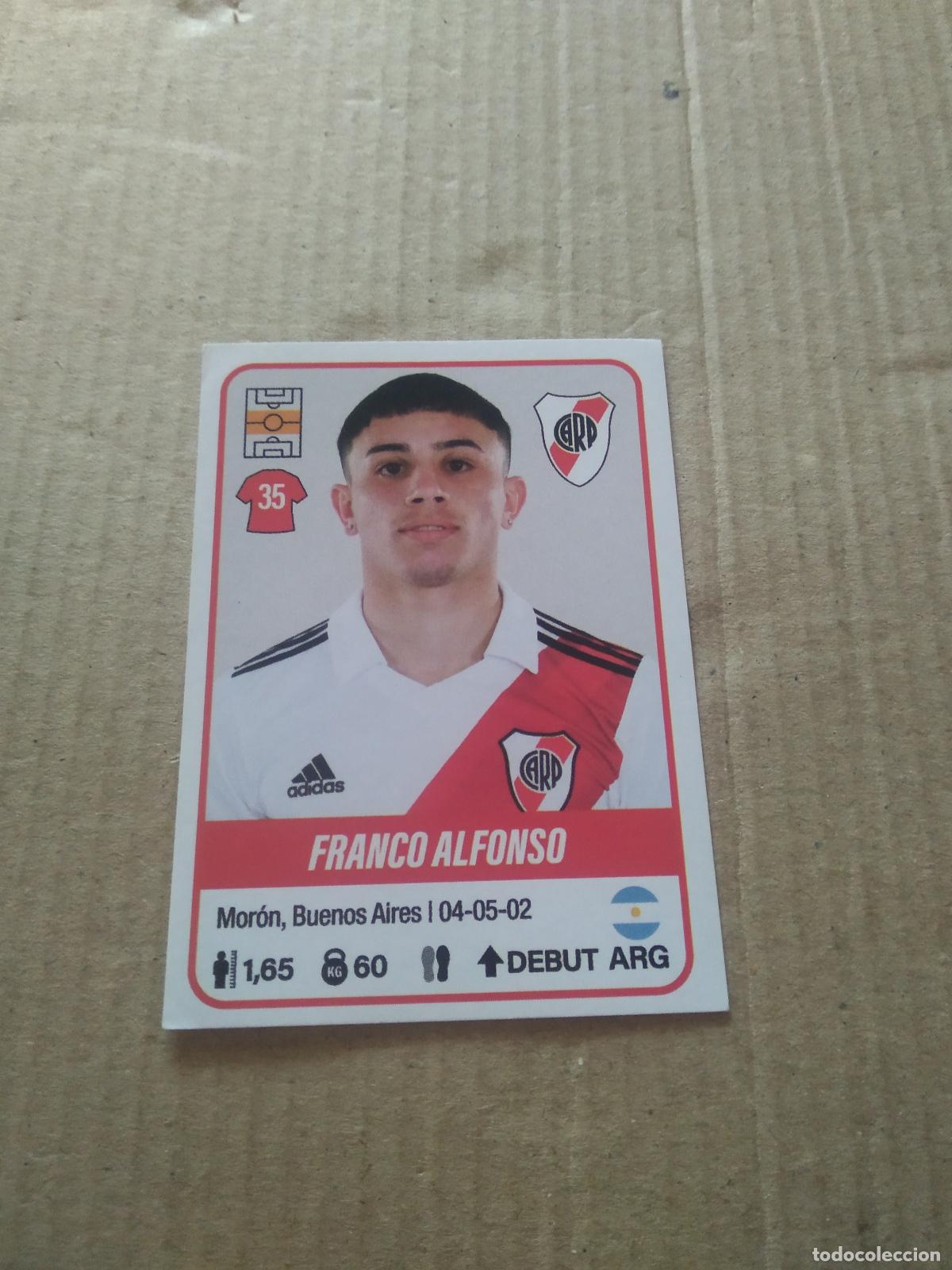Cromos de F&uacute;tbol: 351 FRANCO ALFONSO RIVER PLATE CROMO FUTBOL ARGENTINO PANINI LIGA ARGENTINA 2023