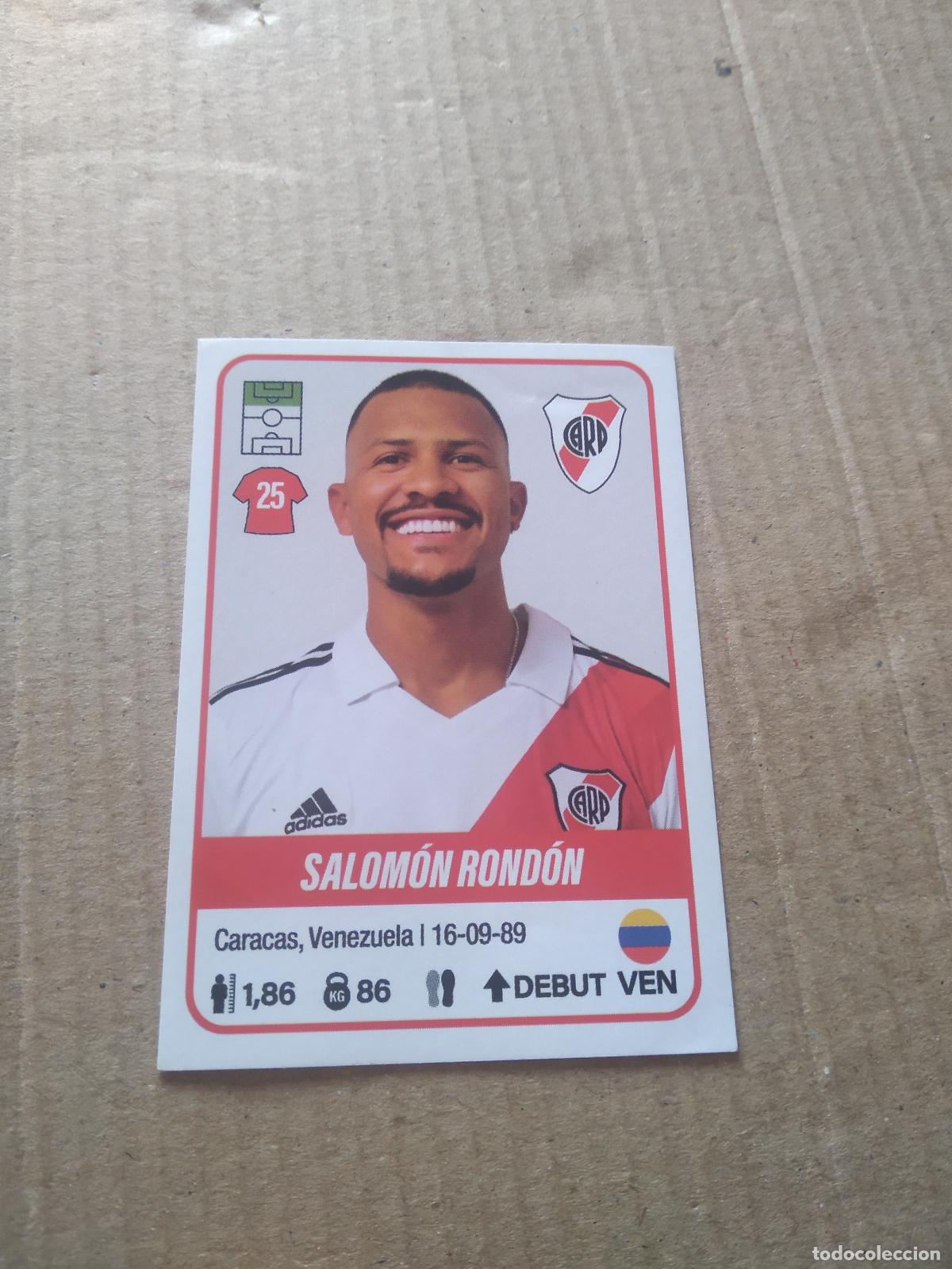 Cromos de F&uacute;tbol: 357 SALOMON RONDON RIVER PLATE CROMO FUTBOL ARGENTINO PANINI LIGA ARGENTINA 2023
