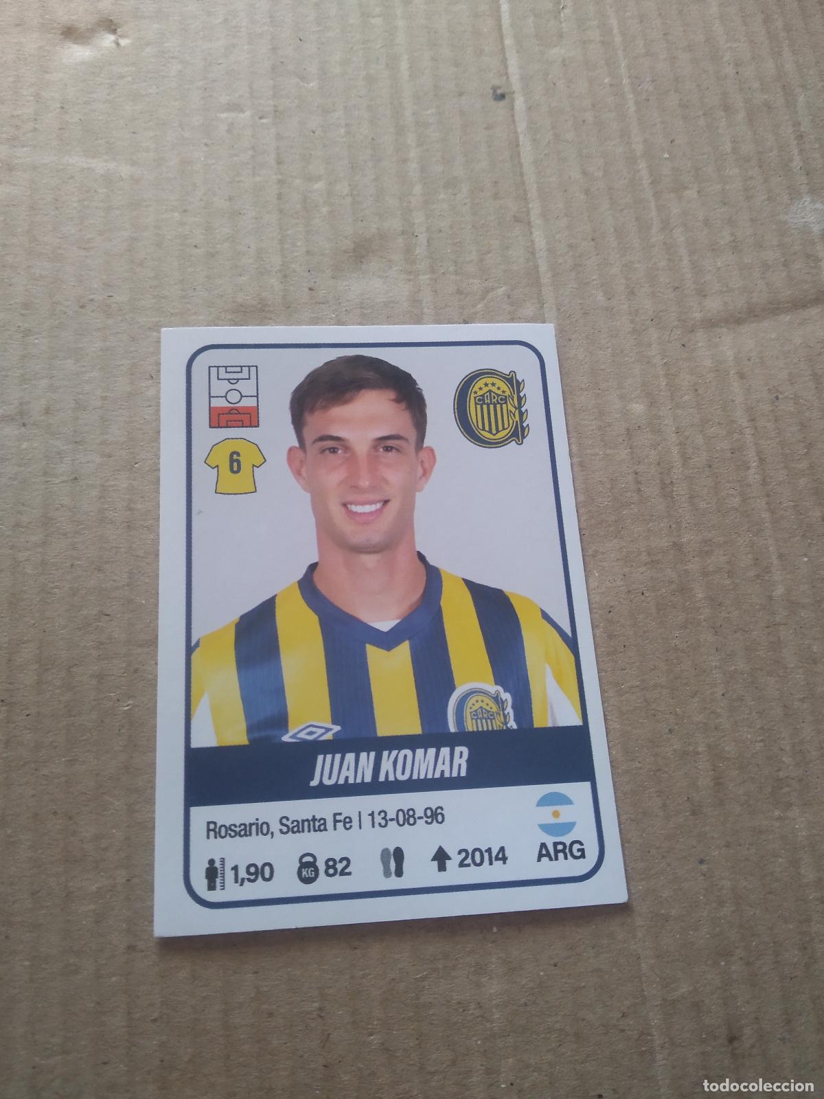 Cromos de F&uacute;tbol: 365 JUAN KOMAR ROSARIO CENTRAL CROMO FUTBOL ARGENTINO PANINI LIGA ARGENTINA 2023