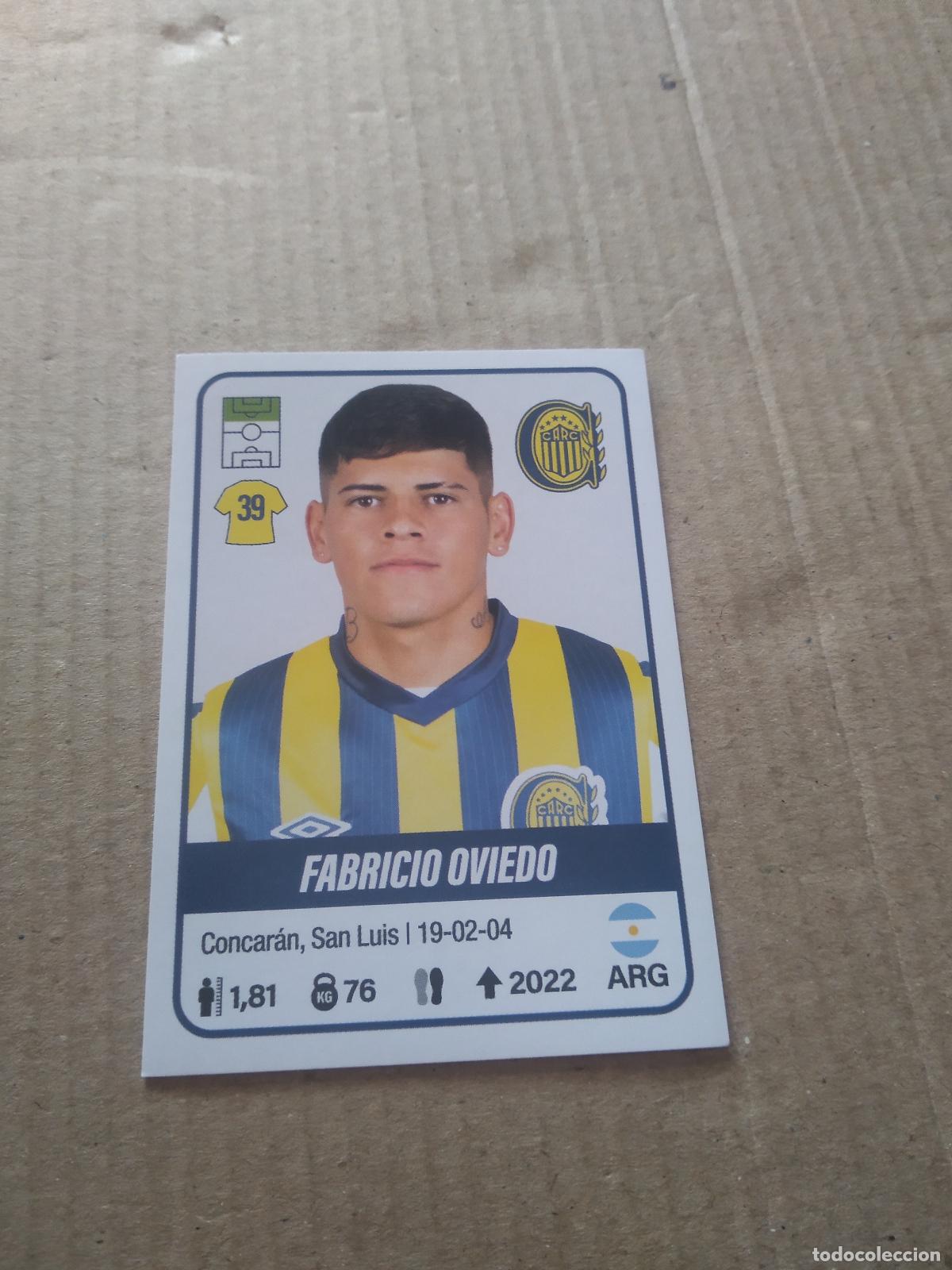 Cromos de F&uacute;tbol: 374 FABRICIO OVIEDO ROSARIO CENTRAL CROMO FUTBOL ARGENTINO PANINI LIGA ARGENTINA 2023