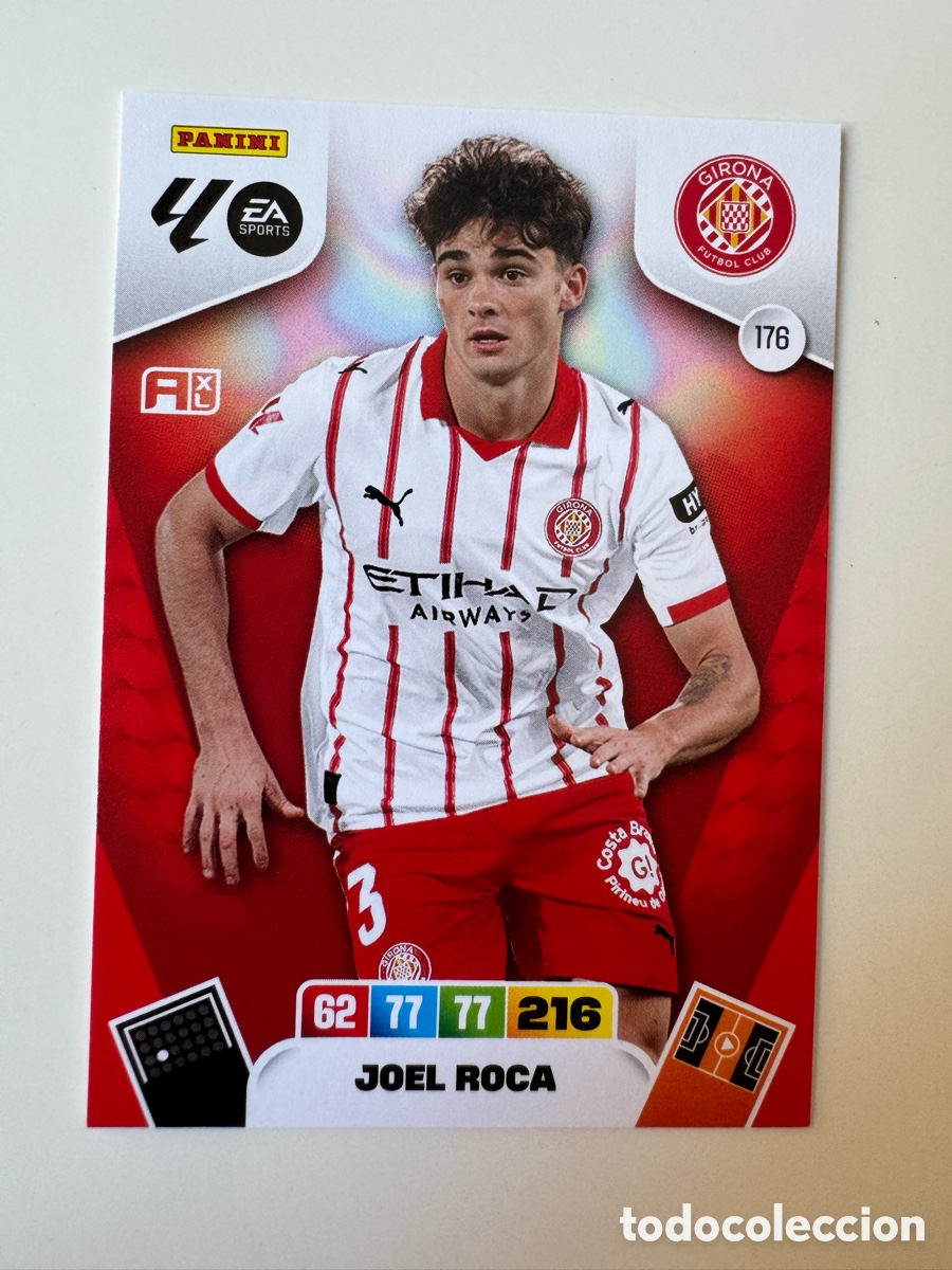 Cromos de F&uacute;tbol: PANINI ADRENALYN XL LIGA EA SPORTS 2025-2026 25-26 &ndash; Joel Roca Girona FC N&ordm; 176