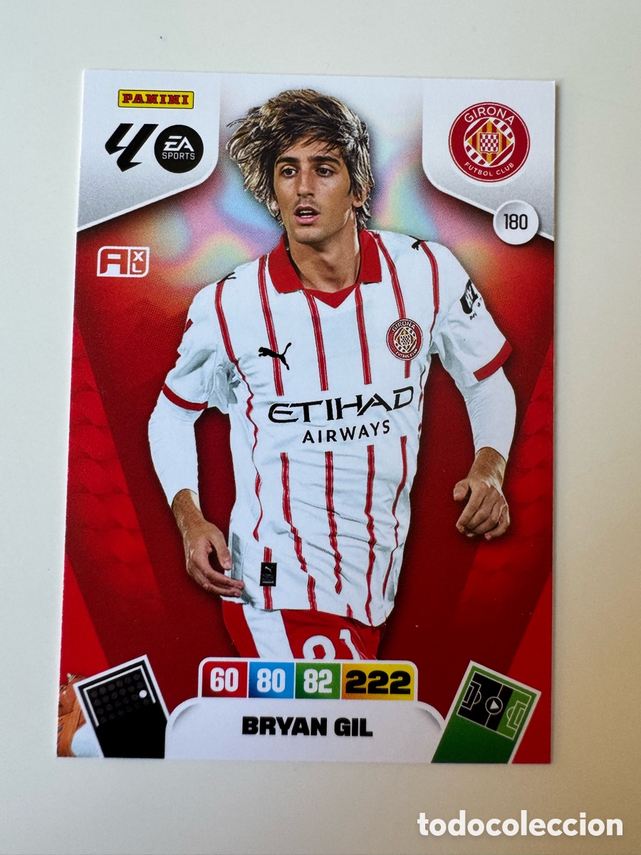 Cromos de F&uacute;tbol: PANINI ADRENALYN XL LIGA EA SPORTS 2025-2026 25-26 &ndash; Bryan Gil Girona FC N&ordm; 180