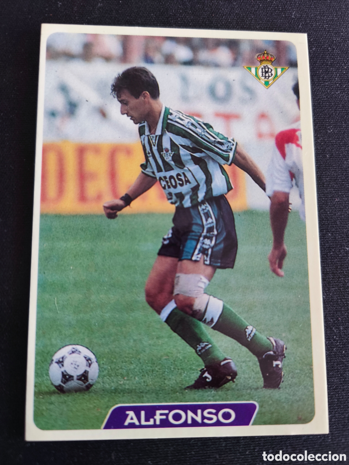 Cromos de F&uacute;tbol: 53 Alfonso Betis LAS FICHAS DE LA LIGA MUNDICROMO 1995 1996 95 96