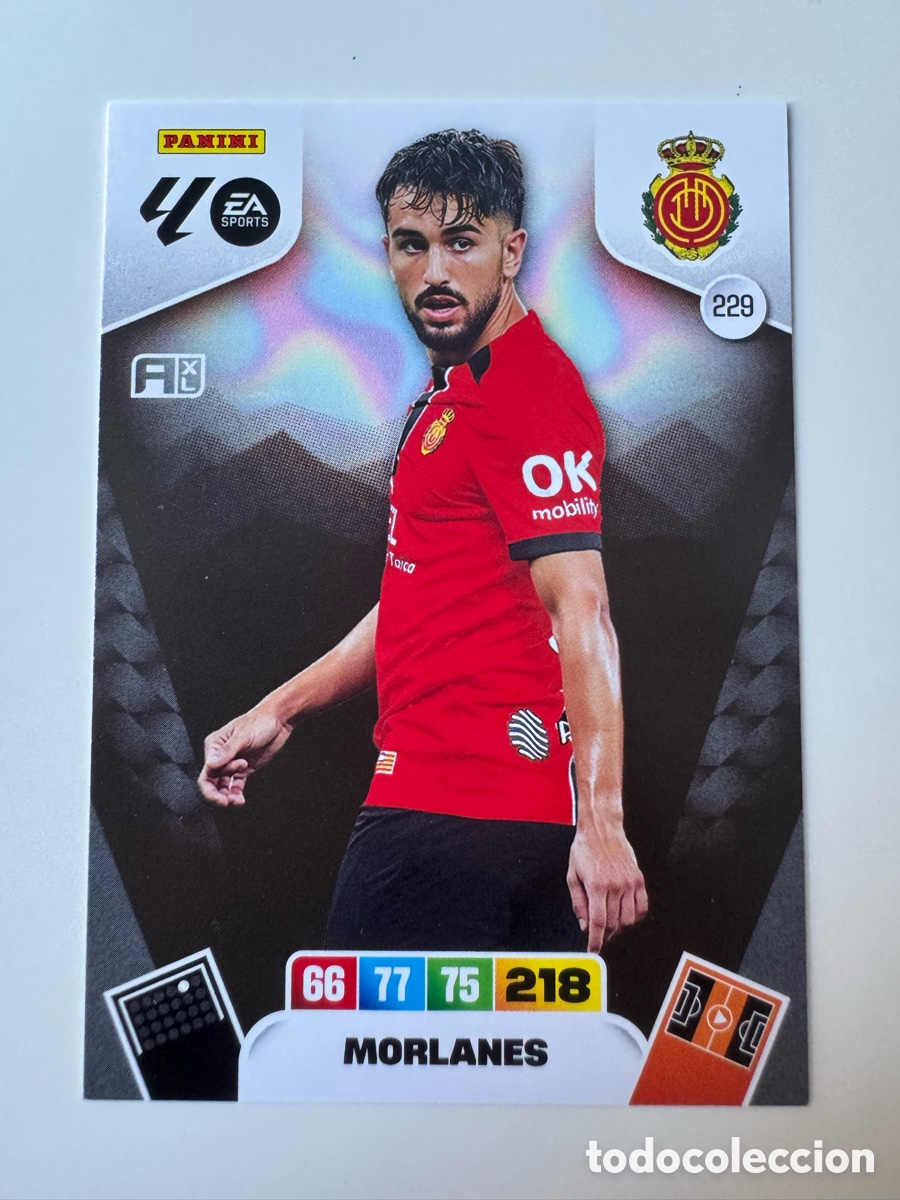 Cromos de F&uacute;tbol: PANINI ADRENALYN XL LIGA EA SPORTS 2025-2026 25-26 &ndash; Morlanes RCD Mallorca N&ordm; 229