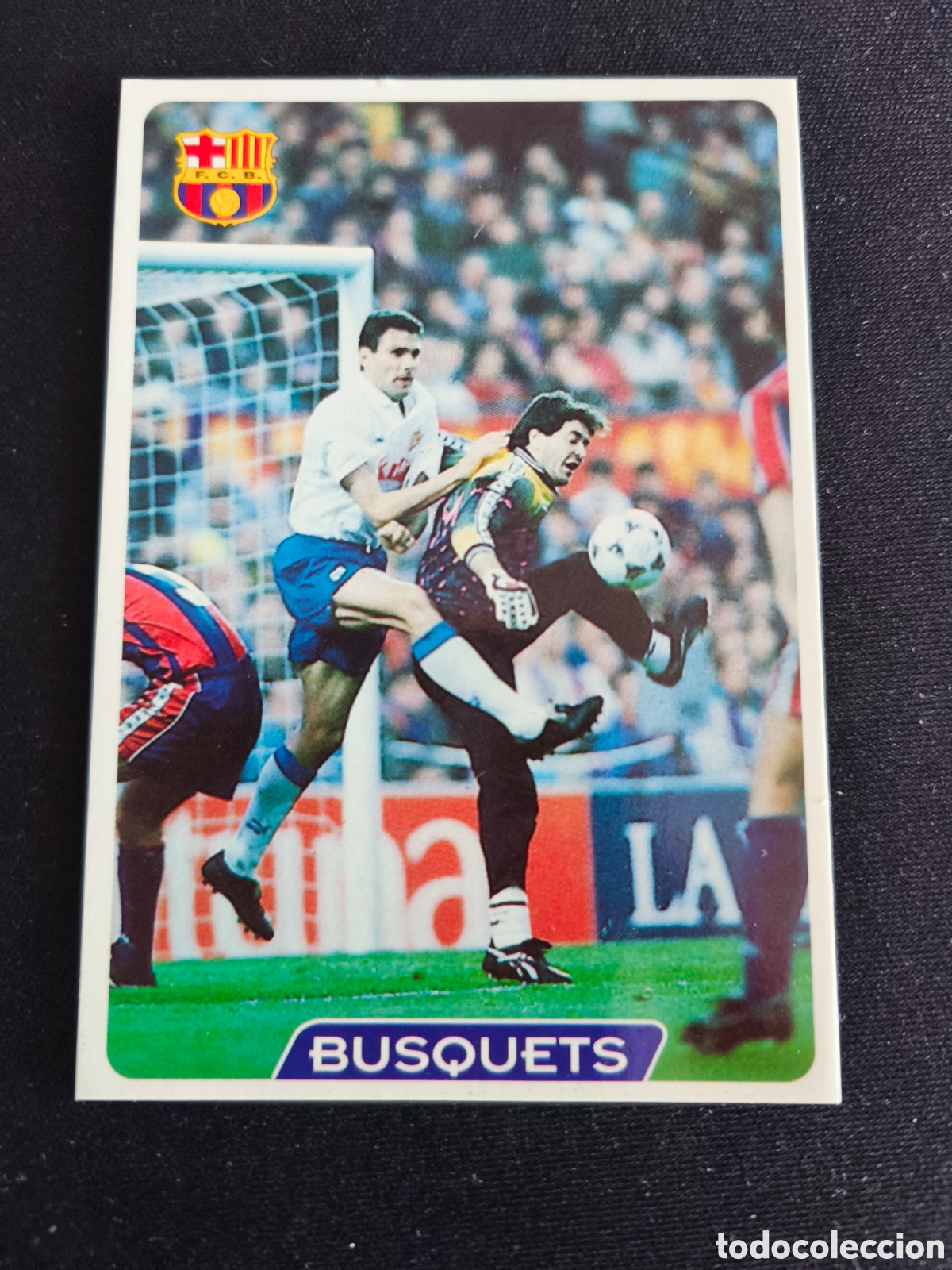 Cromos de F&uacute;tbol: 57 Busquets Barcelona LAS FICHAS DE LA LIGA MUNDICROMO 1995 1996 95 96